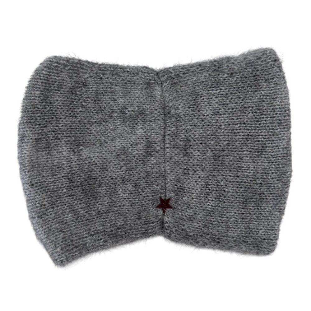 TOCOTO VINTAGE - KNITTED HEADBAND - GREY - 30% MOHAIR - 20" = 3-6Y - NWT - Picture 4 of 4